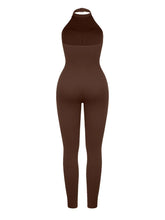 Load image into Gallery viewer, One Piece Halter Thigh Slimming Shapewear Jumpsuits
