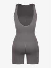 Load image into Gallery viewer, Round Neck Seamless Sexy U Back Shape Shapewear with Removable Cups
