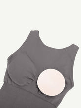 Load image into Gallery viewer, Round Neck Seamless Sexy U Back Shape Shapewear with Removable Cups
