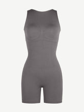 Load image into Gallery viewer, Round Neck Seamless Sexy U Back Shape Shapewear with Removable Cups
