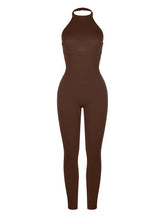 Load image into Gallery viewer, One Piece Halter Thigh Slimming Shapewear Jumpsuits
