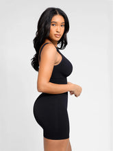 Load image into Gallery viewer, Round Neck Seamless Sexy U Back Shape Shapewear with Removable Cups
