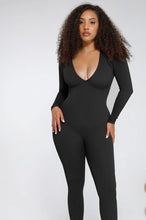 Load image into Gallery viewer, Seamless Deep V Tummy Control Waist Cinching Catsuit
