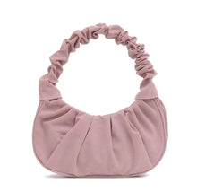 Load image into Gallery viewer, Suede Women Pleated Cloud Bag 2021
