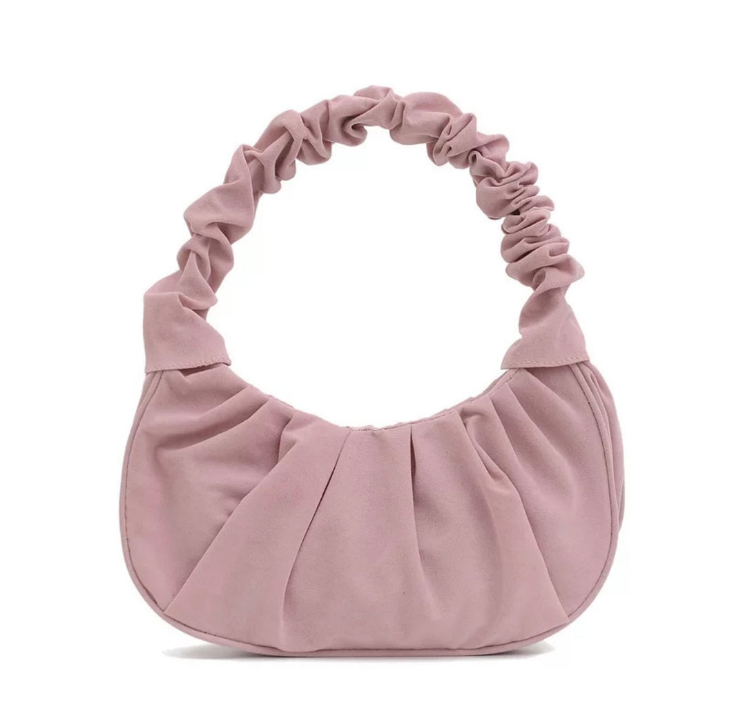 Suede Women Pleated Cloud Bag 2021