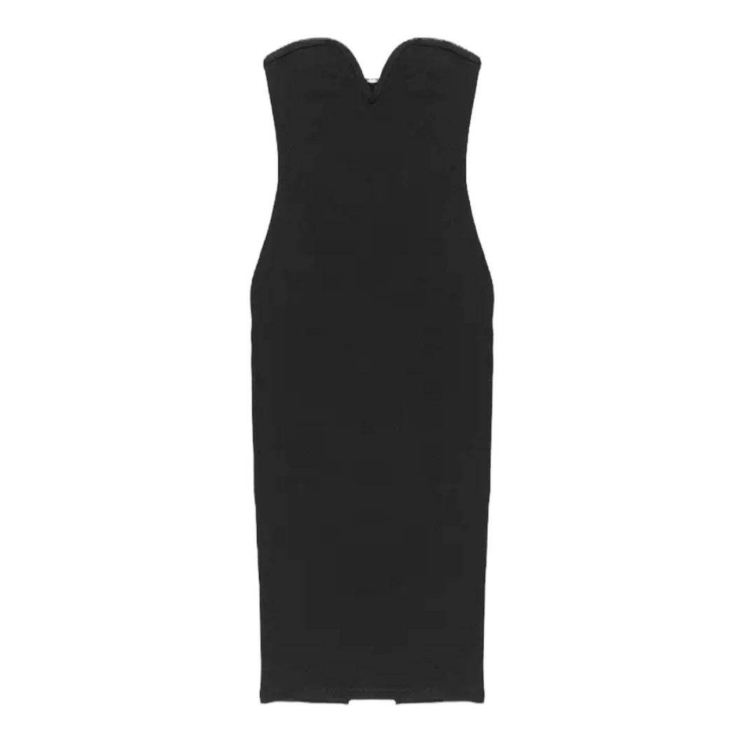 Strapless Midi Dress